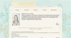 Desktop Screenshot of amymartinphotography.com